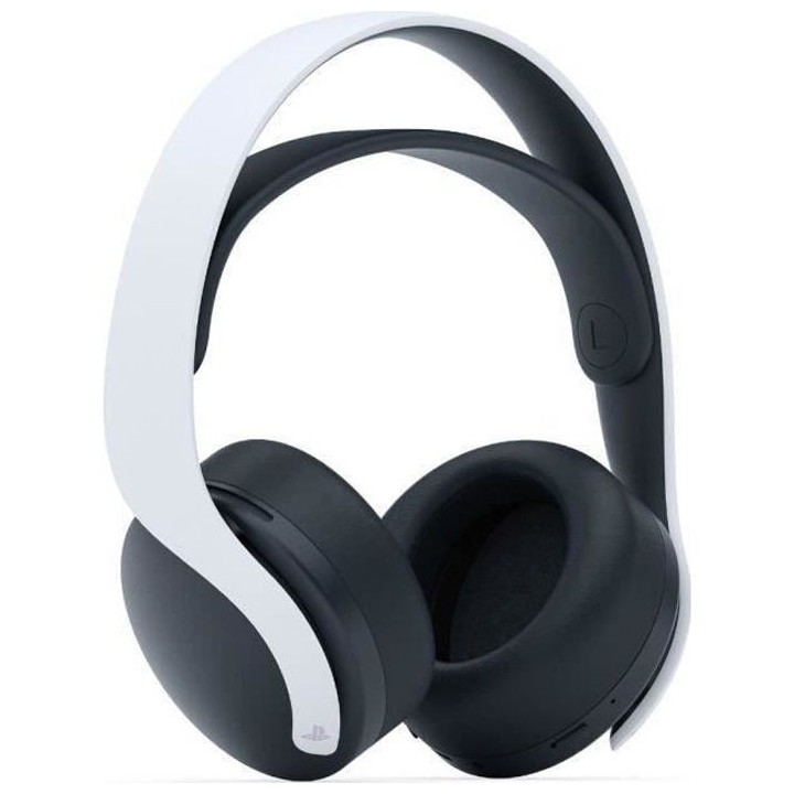 Casque-Micro Sans-Fil PULSE 3D Blanc/White pour PS5 - Compatible PS4 -