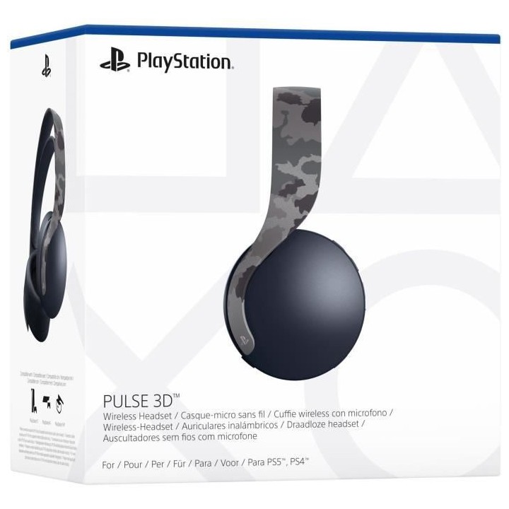 Casque-Micro Sans-Fil PULSE 3D - Grey Camouflage