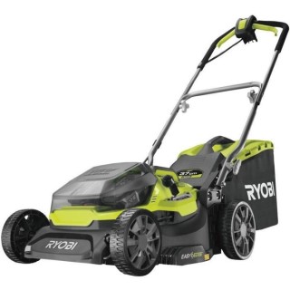Tondeuse hybride RYOBI 36V LithiumPlus coupe 37cm - 2 batteries 5,0 Ah