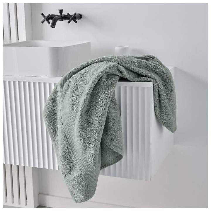 Maxi Drap de Bain TODAY 90x150 cm 100% Coton - Celadon