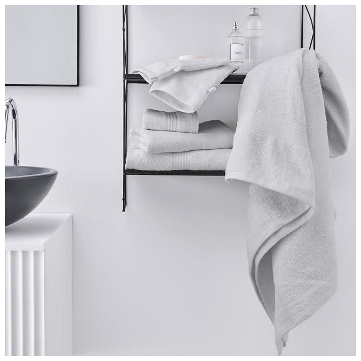 2 Serviettes de bain TODAY 50x90 + 2 Draps de bain 70x130 cm 100% Coto