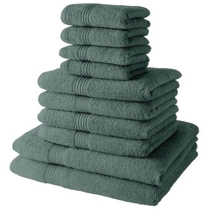 Lot de 4 Serviettes de bain TODAY 30x50 + 4 Serviettes de bain50x90 +