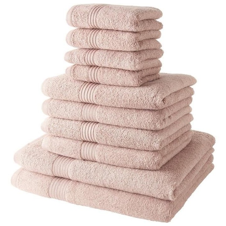 Lot de 4 Serviettes de bain TODAY 30x50 + 4 Serviettes de bain50x90 +