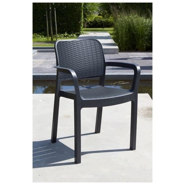 Allibert by KETER - Bella - lot de 6 fauteuils de jardin - en résine