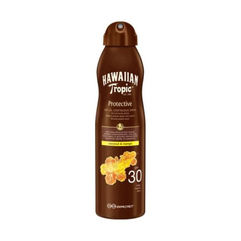 HAWAIIAN TROPIC Brumisateur d'huile solaire seche - SPF 30 - 180ml