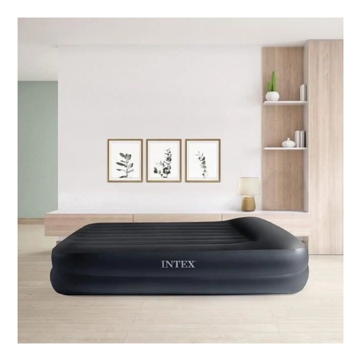 Matelas gonflable 2 personnes 64124ND INTEX - Matelas d'appoint avec g