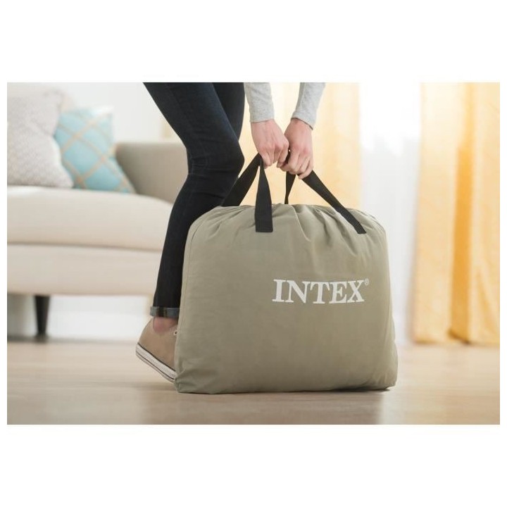 Matelas gonflable 2 personnes 64124ND INTEX - Matelas d'appoint avec g