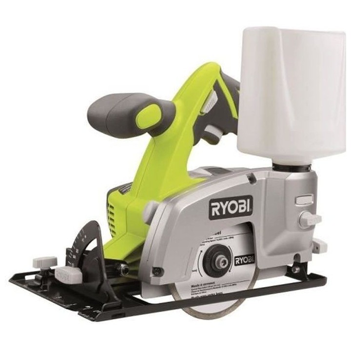 Scie a carrelage RYOBI 18V OnePlus roue 102 mm - sans batterie ni char