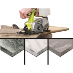 Scie a carrelage RYOBI 18V OnePlus roue 102 mm - sans batterie ni chargeur LTS180M