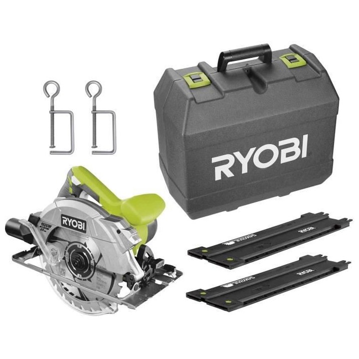 Scie circulaire 1600 W - diam. 190 x 16 mm - 66 mm a 90° - laser - Li