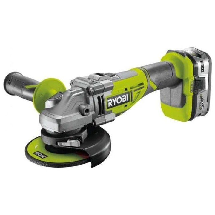 Meuleuse d'angle RYOBI 18V LithiumPlus OnePlus Brushless - 1 batterie