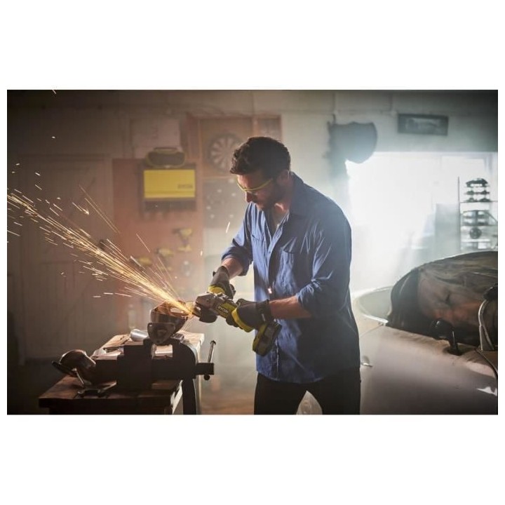 Meuleuse d'angle RYOBI 18V LithiumPlus OnePlus Brushless - 1 batterie