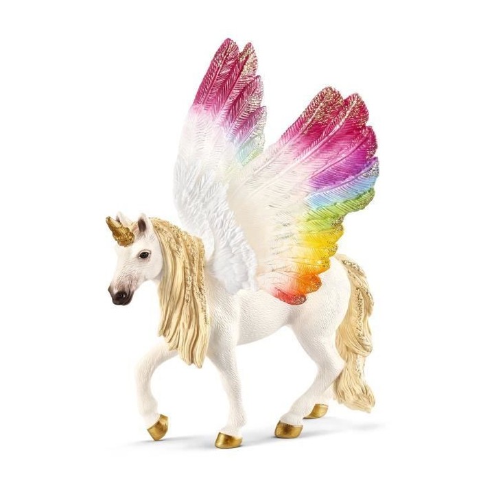 SCHLEICH - Licorne ailée arc-en-ciel - 70576