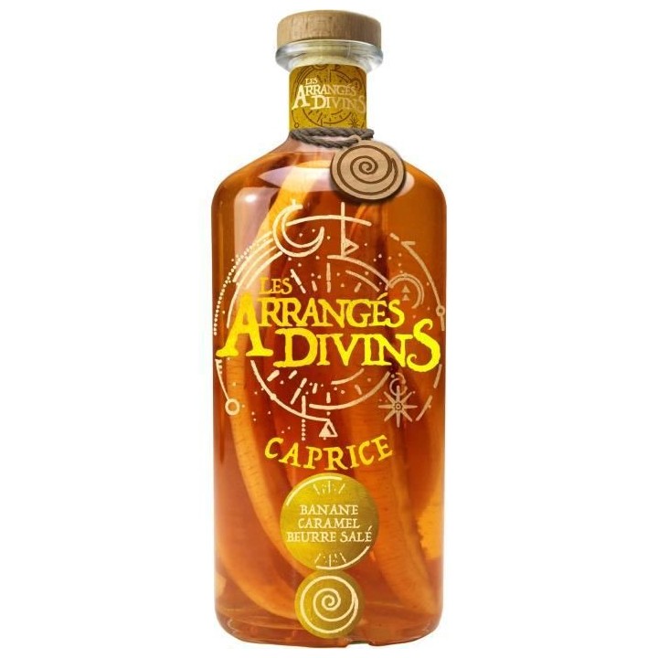 Punch au Rhum Les Arrangés Divins : Caprice - Banane, Caramel Beurre
