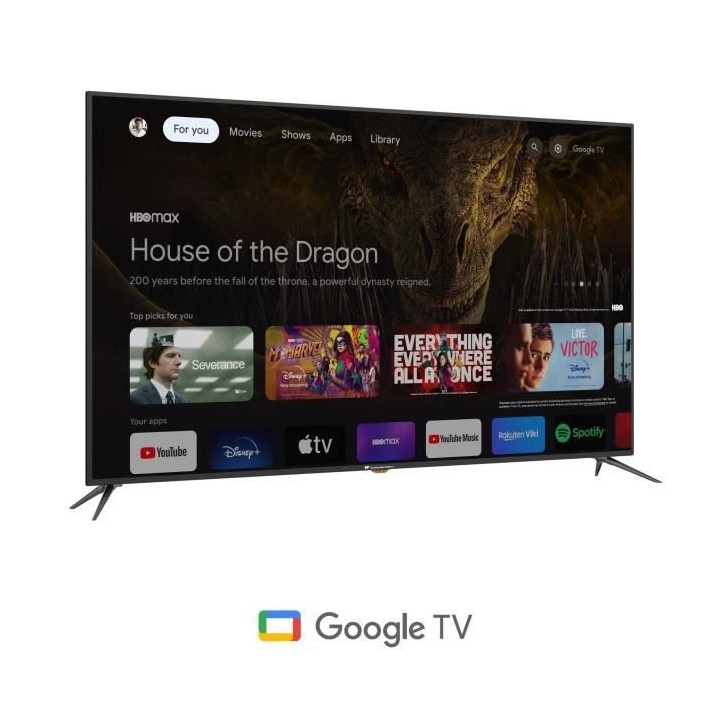 CONTINENTAL EDISON - CELED65SGUHD23B6 - TV LED UHD 4K - 65'' (164cm) -