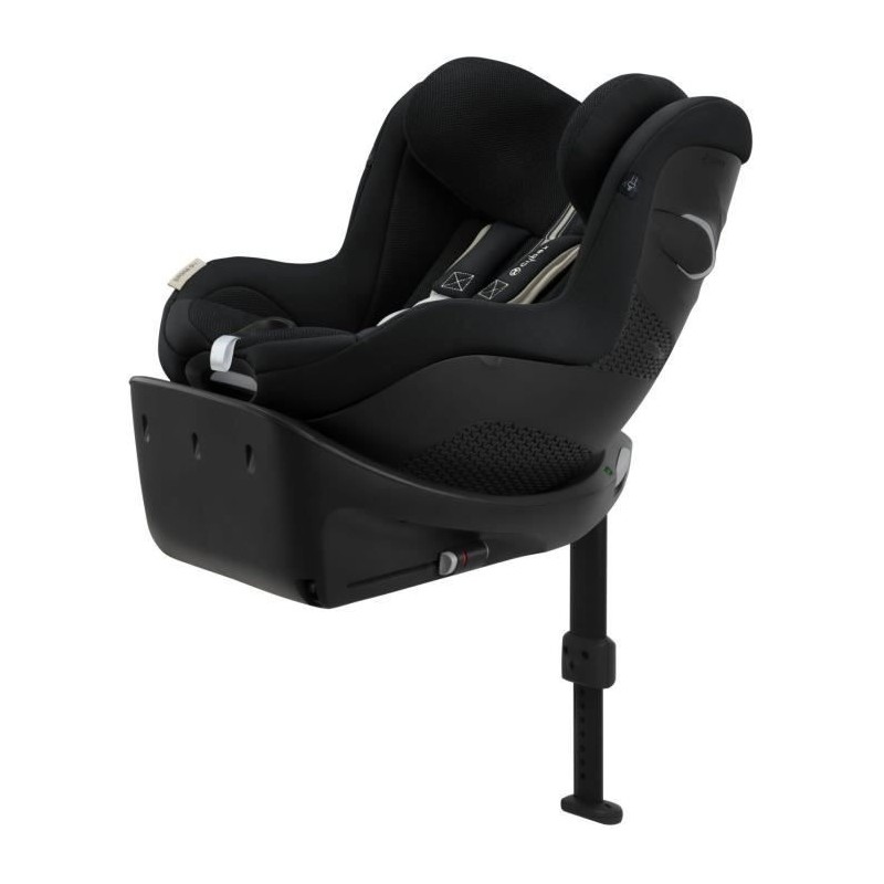 Siege auto CYBEX SIRONA Gi i-Size - Groupe 0+/1 - Rotation 360° - Harnais 3 points - Face et dos route - Moon Black