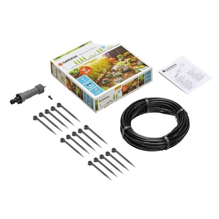 GARDENA Kit complet arrosage goutte-a-goutte taille S Micro-Drip – A