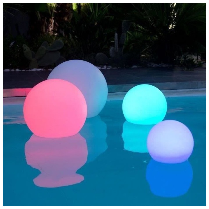 LUMISKY Sphere Led sans fil télécommandable 30 cm - Multicolore