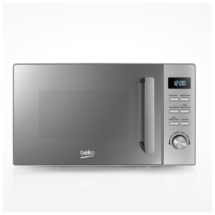 Micro-ondes Solo BEKO MOF23110IX - 23 litres - Façade Inox et porte m