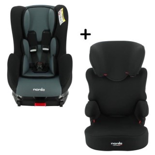 NANIA - Pack siege auto COSMO Isofix Groupe 0/1 (0-18Kg) + siege auto
