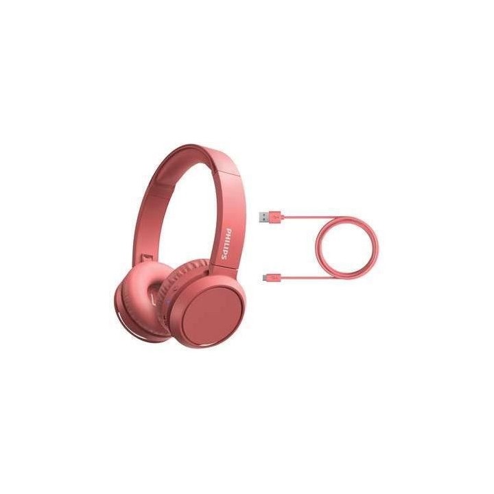 Philips TAH4205RD - Casque sans fil - Supra aural - Bluetooth- 32 mm d