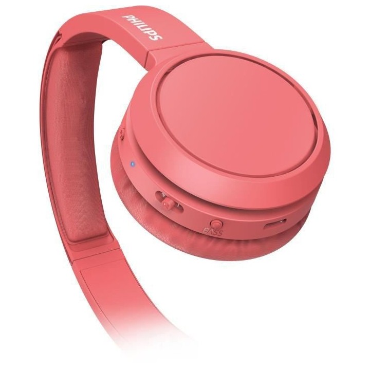Philips TAH4205RD - Casque sans fil - Supra aural - Bluetooth- 32 mm d