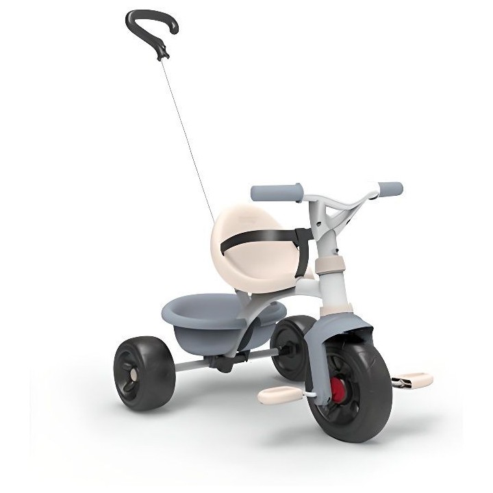SMOBY Tricycle enfant évolutif Be Fun - Structure métal - Bleu