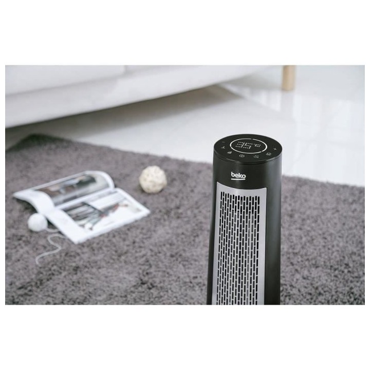 BEKO RHP7122 - Chauffage soufflant céramique - Tour - 2200 W - Minute