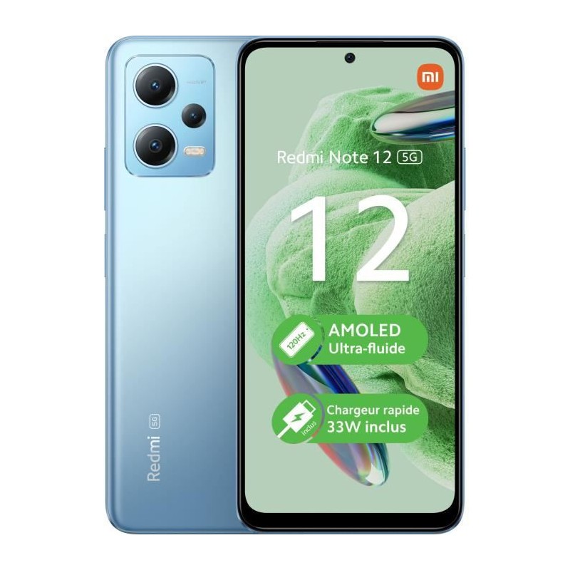 XIAOMI Redmi Note 12 128Go 5G Bleu