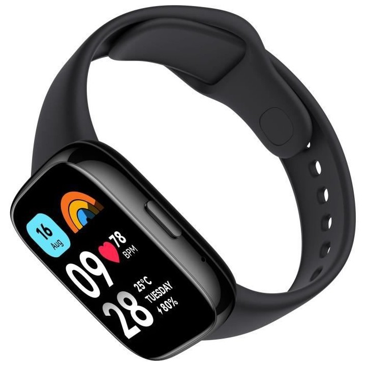 Montre connectée Redmi Watch 3 Active - écran 1,83'' - noir