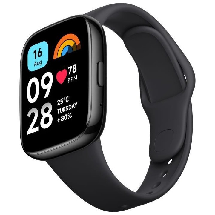 Montre connectée Redmi Watch 3 Active - écran 1,83'' - noir