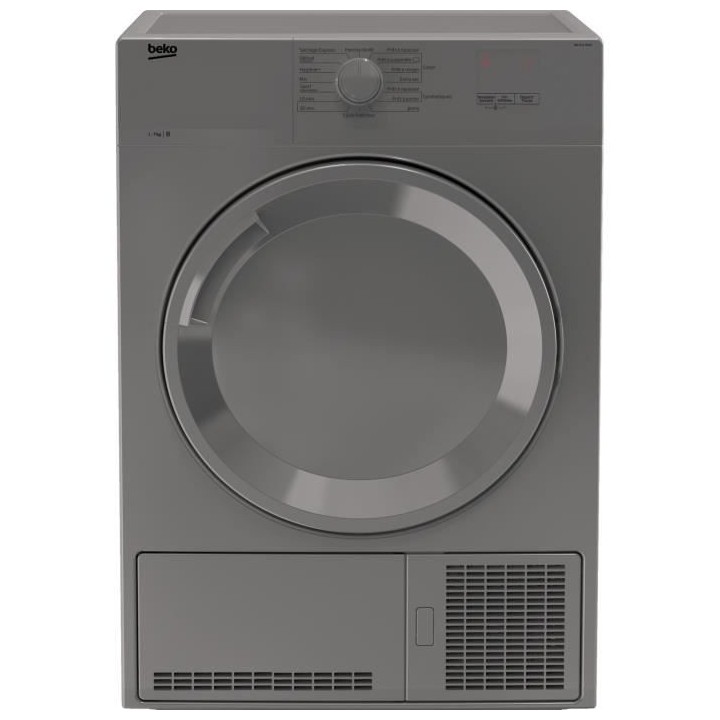 Seche-linge a condensation BEKO DB7111PA0S - 7 kg - L60cm - Classe B -