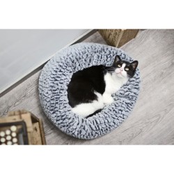 AIME Corbeille fourrure S Ø 45 cm - Beige - Pour chat et petit chien