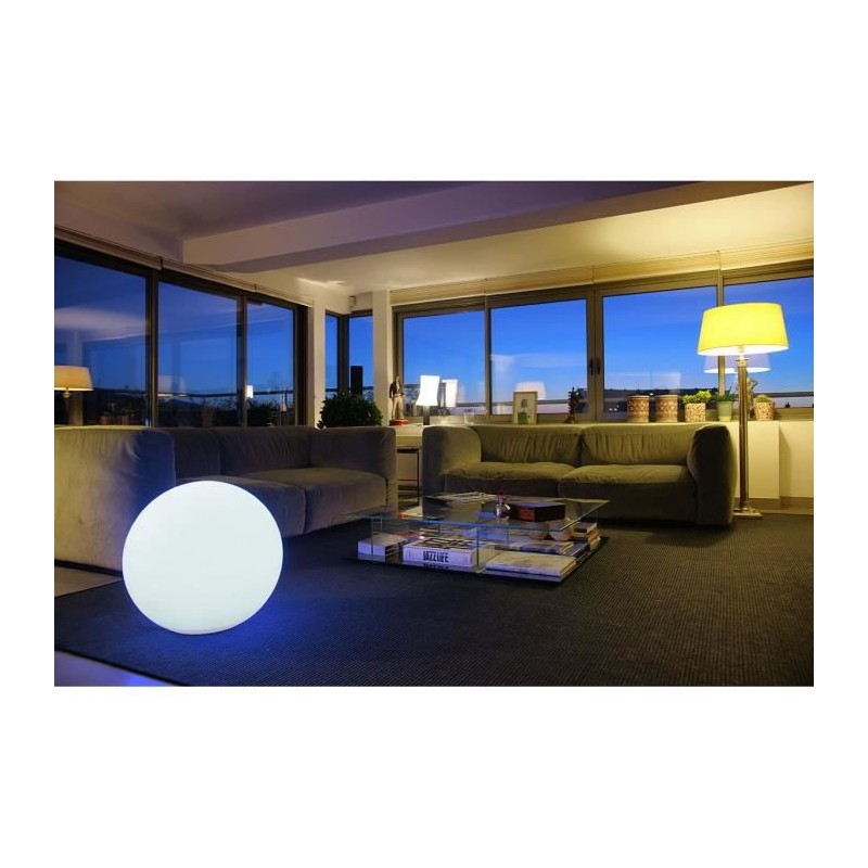 LUMISKY - Boule lumineuse filaire pour extérieur LED - blanc BOBBY - Ø60cm culot E27