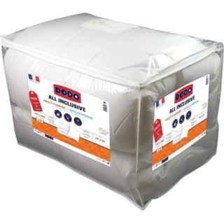 Pack couette 140x200 cm + 1 oreiller 60x60 cm - VOLUPT'AIR - garnissag