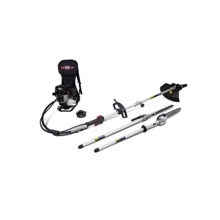 Débroussailleuse thermique a dos multifonction RACING RAC42CDORG-2 -