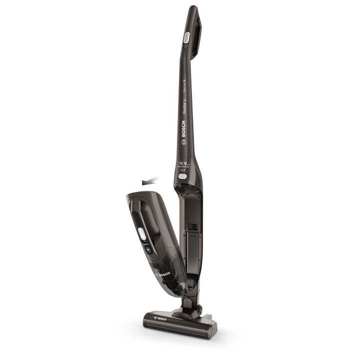 BOSCH BCHF2MX16 - Aspirateur Balai sans fil Readyy'y 2en1 - 2 vitesses