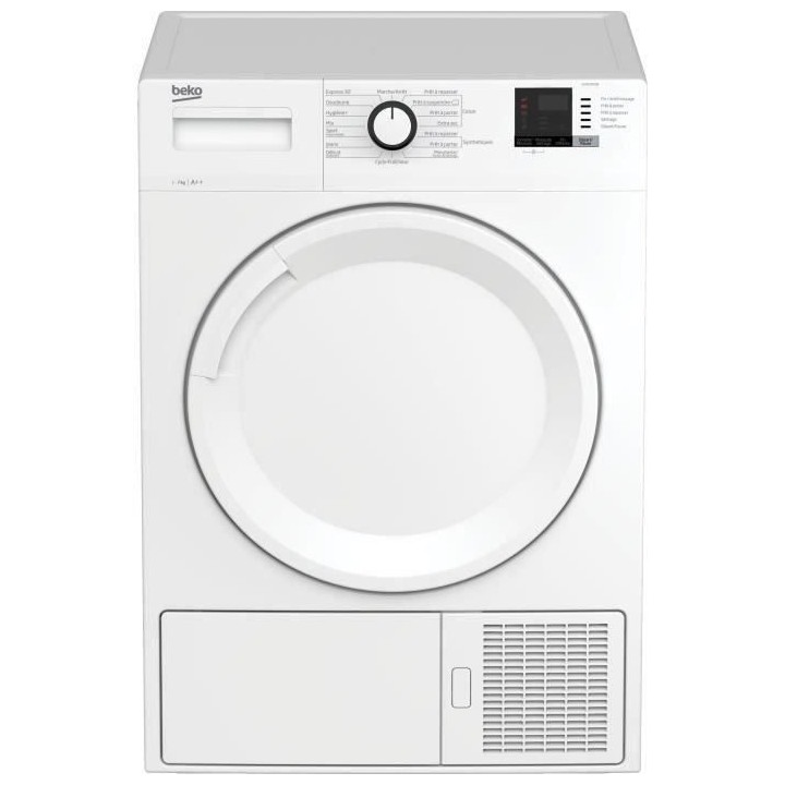 Seche-linge pompe a chaleur BEKO SLMCD072W - 7 kg - Classe A++ - Dépa