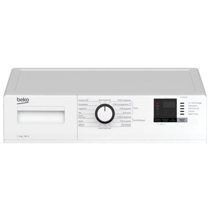 Seche-linge pompe a chaleur BEKO SLMCD072W - 7 kg - Classe A++ - Dépa