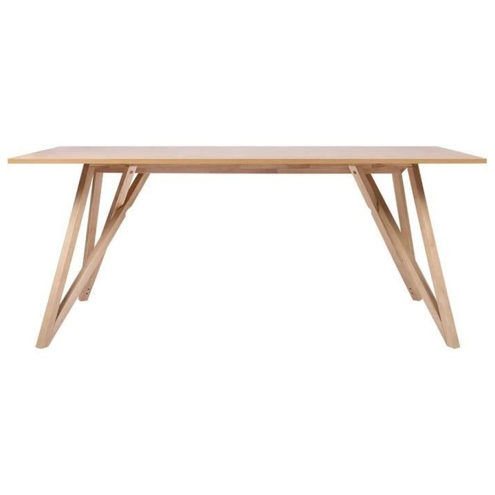 Table a manger - plateau placage frene- Scandinave -L 180 cm- Sawyer