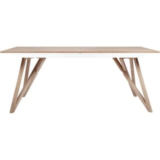 Table a manger extensible - plateau placage frene- Scandinave - SAWYER
