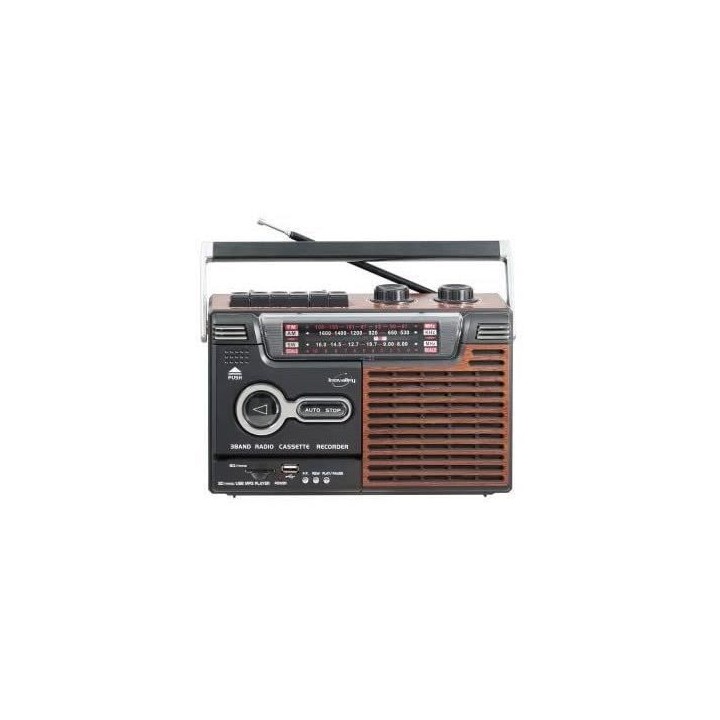 RADIO AM FM K7 LECTEUR ENREGISTREUR - INOVALLEY - RK10N