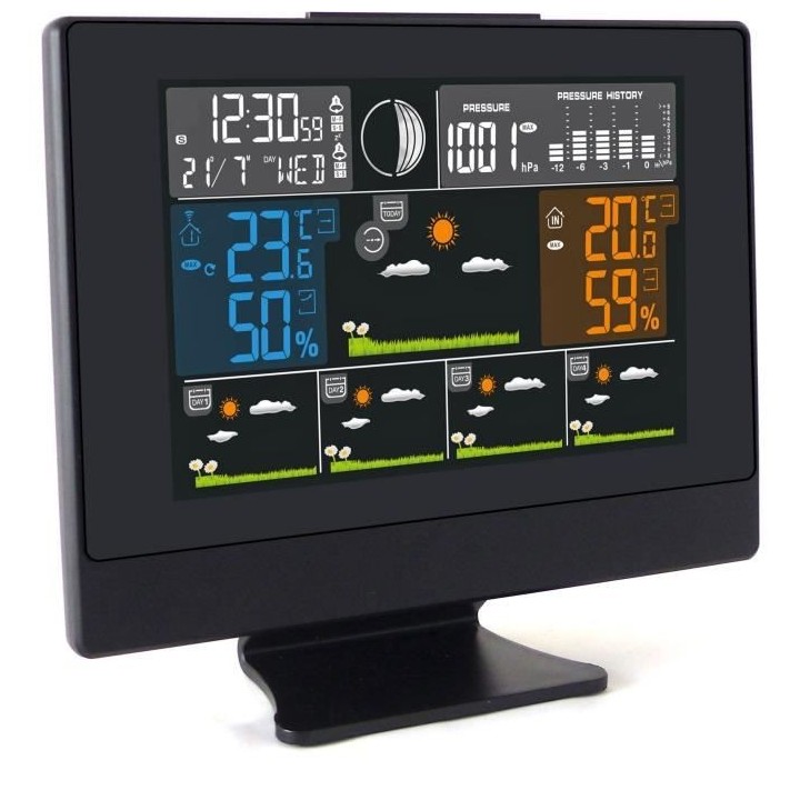 STATION METEO SANS FIL AVEC PREVISION 5 JOURS - INOVALLEY - SM109