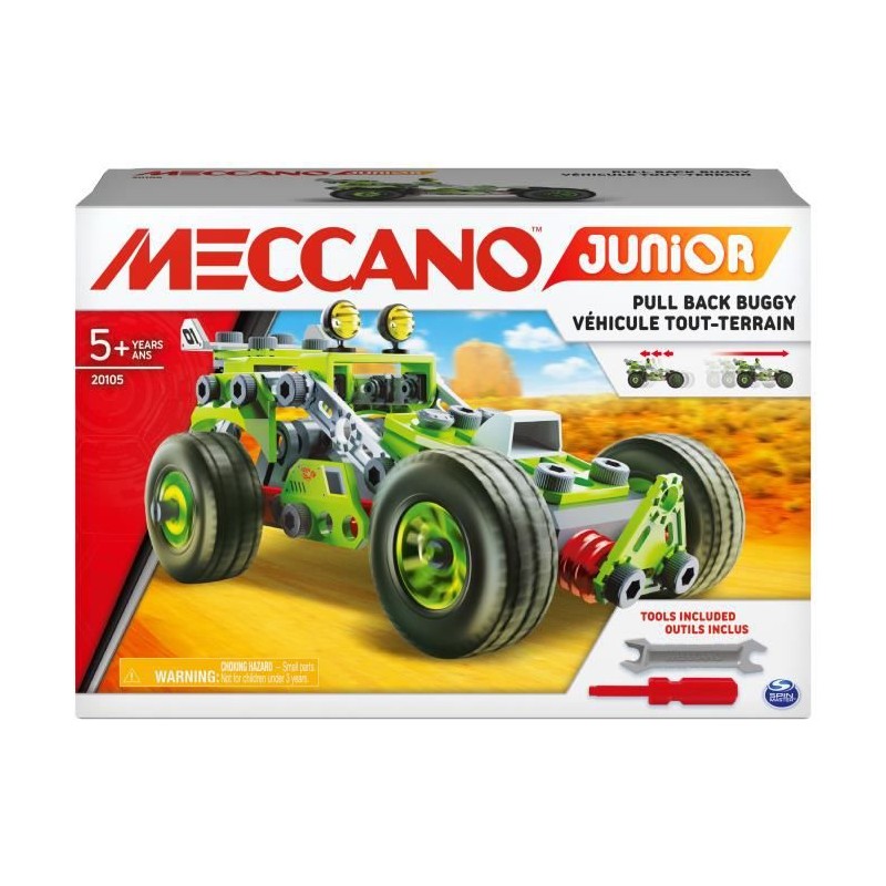 MECCANO JUNIOR - Ma voiture a rétrofriction