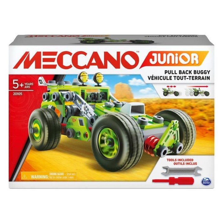 MECCANO JUNIOR - Ma voiture a rétrofriction