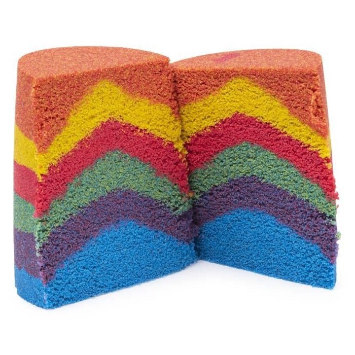 KINETIC SAND - COFFRET ARC-EN-CIEL 390 G + 6 accessoires - 6053691 - S