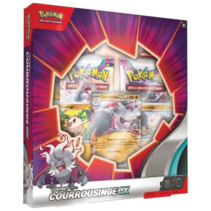 Pokémon : Coffret Courrousinge-ex juillet 2023