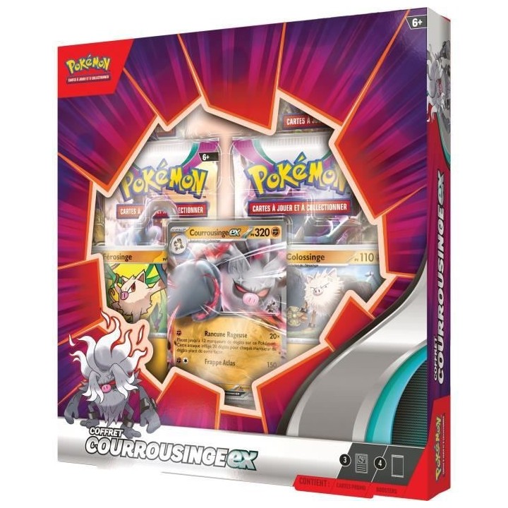 Pokémon : Coffret Courrousinge-ex juillet 2023