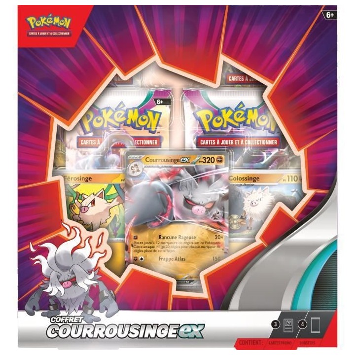 Pokémon : Coffret Courrousinge-ex juillet 2023