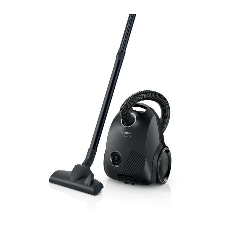 BOSCH GL20S Noir - Aspirateur avec sac - 600 W - Niveau sonore 80 dB